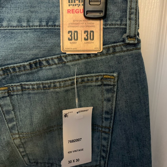 Jean Urban Pipeline Waist 30 Length 30 Blue - Picture 3 of 3